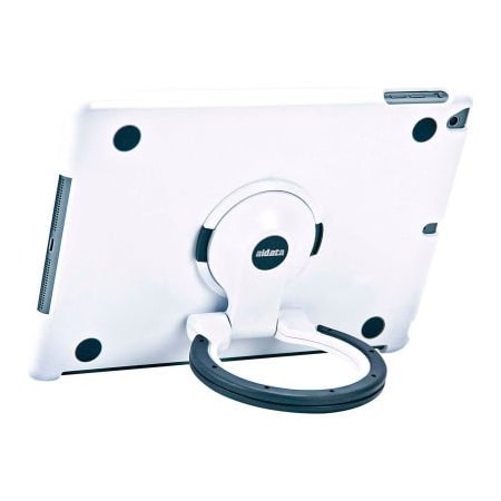Aidata Aidata ISP102WB SpinStand for iPad Air 1, White Shell with White and Black Ring ISP102WB